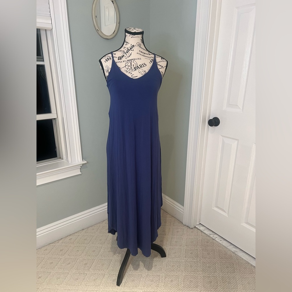 Livi by Olivia Rae Blue Spaghetti Strap Maxi Dress | Size XS | Like New